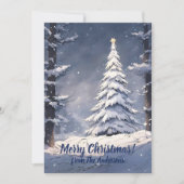 Prettige feestdagen Christmas pine 7, wenskaart Kaart (Voorkant)