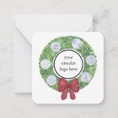 prettige feestdagen cliënt Dank u wel Coupon Code Notitiekaartje (Voorkant)