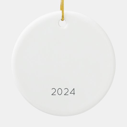 Prettige feestdagen Cockapoo Dog Kerstmis Jaarlijk Keramisch Ornament (Achterkant)