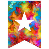 prettige feestdagen COLORFUL RAINBOW Vlaggetjes (Eerste vlag)