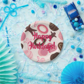 Prettige feestdagen Cookie Party Fun Papieren Bordje (Feest)