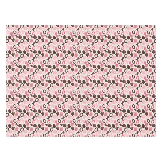 Prettige feestdagen Cookie Party Fun Tafelkleed (Voorkant (Horizontaal))