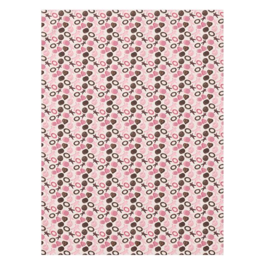 Prettige feestdagen Cookie Party Fun Tafelkleed (Voorkant)