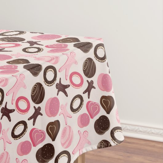 Prettige feestdagen Cookie Party Fun Tafelkleed (Voorbeeld)