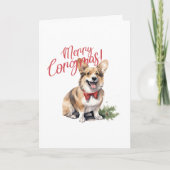 Prettige feestdagen Corgi Christmas (Voorkant)
