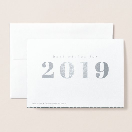 Prettige feestdagen Corporate Real folie Kerstkaar Folie Kaarten (Met envelop)