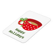 prettige feestdagen Cozy Tea Magneet (Linkerzijde)