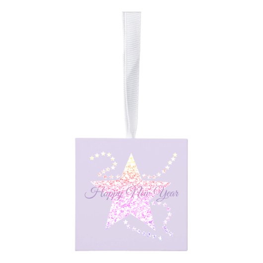 Prettige feestdagen Cube-Ornament Decoratie (Rechts)