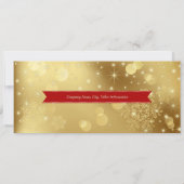 prettige feestdagen. Custom Logo Corporate Kaart (Achterkant)