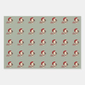 prettige feestdagen!Cute Baby Monkey Inpakpapier Vel (Voorkant 2)