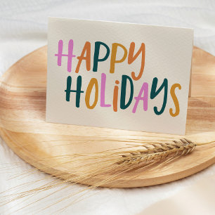 prettige feestdagen   Cute Colorful Playful Typogr