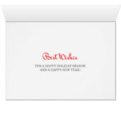 prettige feestdagen Cute Dog Reindeer Antlers Fest (Binenzijde Horizontaal (Onderkant))