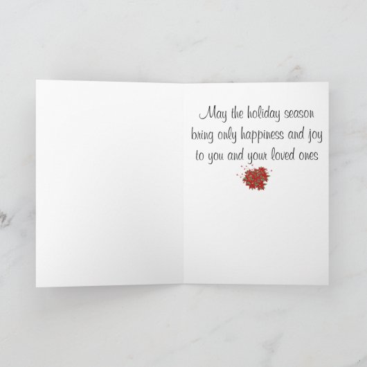 Prettige feestdagen · Dance Teacher Kaart (Binnen)