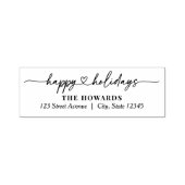 Prettige feestdagen Darling Heart Zelfinktende Stempel (Design)