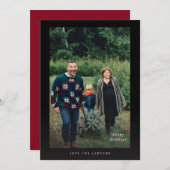 Prettige feestdagen De eenvoudigste foto (Voorkant / Achterkant)