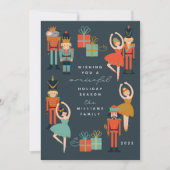prettige feestdagen de Nutcracker Ballet (Voorkant)