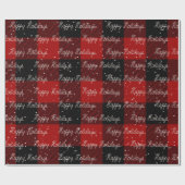 prettige feestdagen de Tekst van de Helling en Sno Cadeaupapier (Vlak)