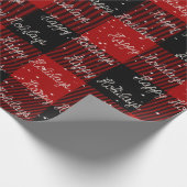 prettige feestdagen de Tekst van de Helling en Sno Cadeaupapier (Hoek)