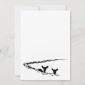 Prettige feestdagen Deer Kaart (Achterkant)