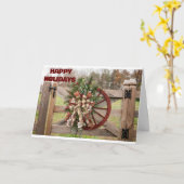 **PRETTIGE FEESTDAGEN** DENKEND AAN "U" KAART (Gele Bloem)