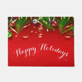 prettige feestdagen deurmat (Voorkant)