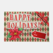 Prettige feestdagen Deurmat (Voorkant)