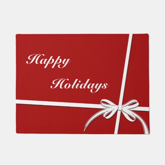 prettige feestdagen deurmat (Voorkant)