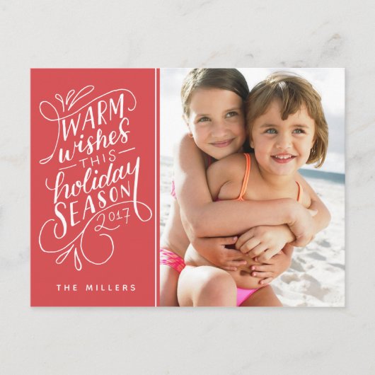 Prettige Feestdagen Deze Feestdagen Handgeschreven (Voorkant)