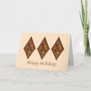 prettige feestdagen Diamond Sand Tart-kerstkoekje Kaart