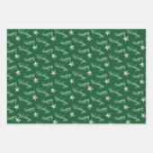 prettige feestdagen Diamond Stars Inpakpapier Vel (Voorkant)