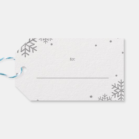 prettige feestdagen dit is ons cadeau Labels Silve Cadeaulabel (Achterkant Horizontaal)