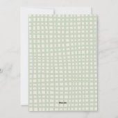 Prettige feestdagen Donkergroene handtekening Feestdagenkaart (Achterkant)