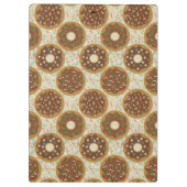 Prettige feestdagen donuts klembord (Achterkant)