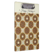 Prettige feestdagen donuts klembord (Rechts)