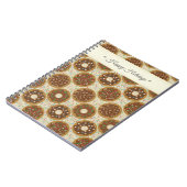 Prettige feestdagen donuts notitieboek (Linkerzijde)