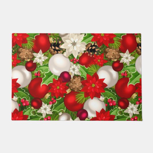 prettige feestdagen Doormat Deurmat (Voorkant)