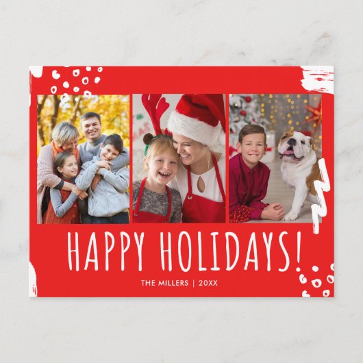 prettige feestdagen drie kerstdagen (Voorkant)