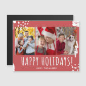 prettige feestdagen drie kerstdagen (Voorkant / Achterkant)