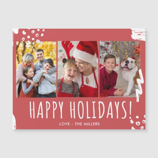 prettige feestdagen drie kerstdagen (Voorkant)