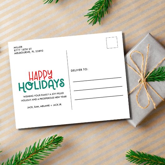 prettige feestdagen drie kerstdagen