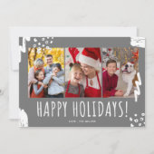 prettige feestdagen drie kerstdagen feestdagenkaart (Voorkant)