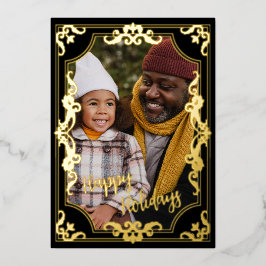 prettige feestdagen Echte foto's en tekst toevoege