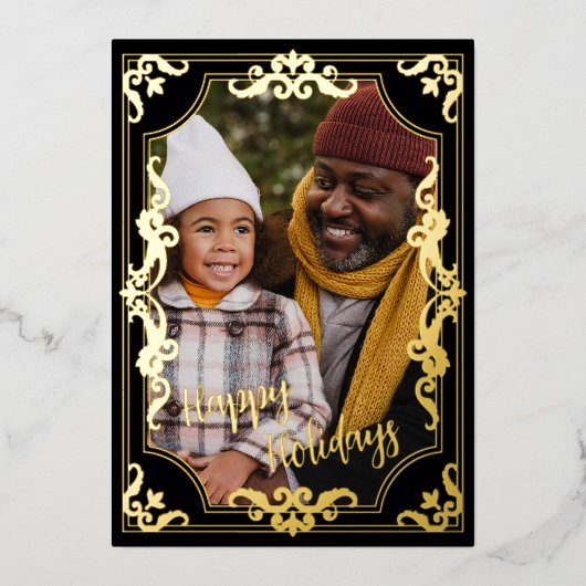 prettige feestdagen Echte foto's en tekst toevoege (Voorkant)