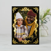 prettige feestdagen Echte foto's en tekst toevoege (Staand Voorkant)