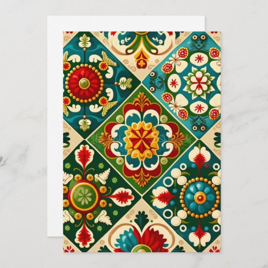 Prettige feestdagen Een mooie Kaart (Voorkant / Achterkant)