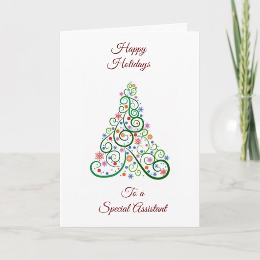 prettige feestdagen *EEN SPECIALE ASSISTENTE* HOLI (Voorkant)