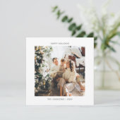 Prettige feestdagen Eenvoudig Feestdagenkaart (Staand voorkant)