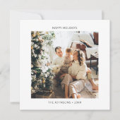 Prettige feestdagen Eenvoudig Feestdagenkaart (Voorkant)