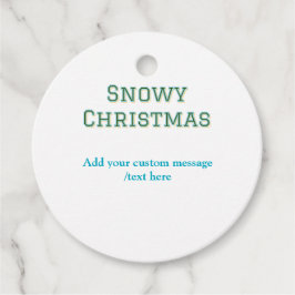 Prettige feestdagen Eenvoudig minimaal groen Bedankjes Labels