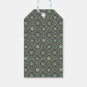 prettige feestdagen Eenvoudig minimalistisch scrip Cadeaulabel (Achterkant)